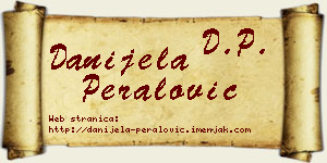 Danijela Peralović vizit kartica